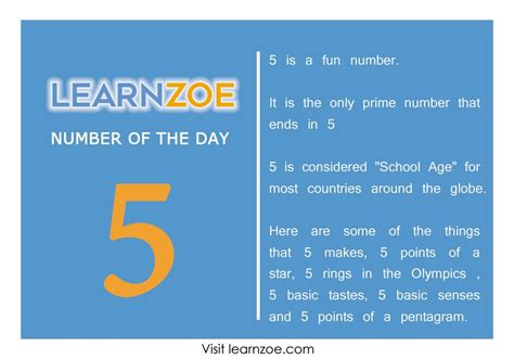 facts about the number five.